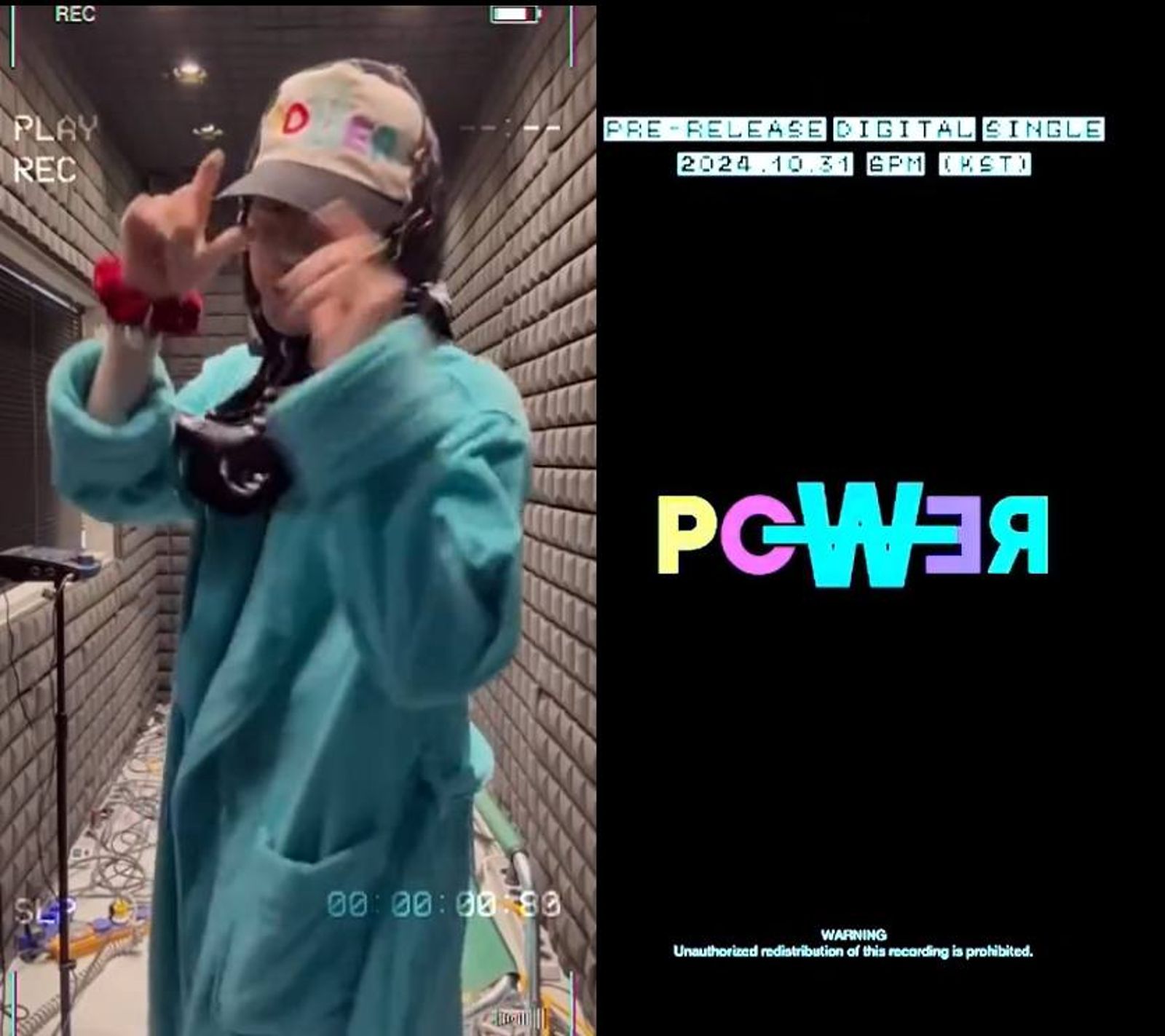 權志龍推出新歌〈POWER〉。(翻攝IG直播)