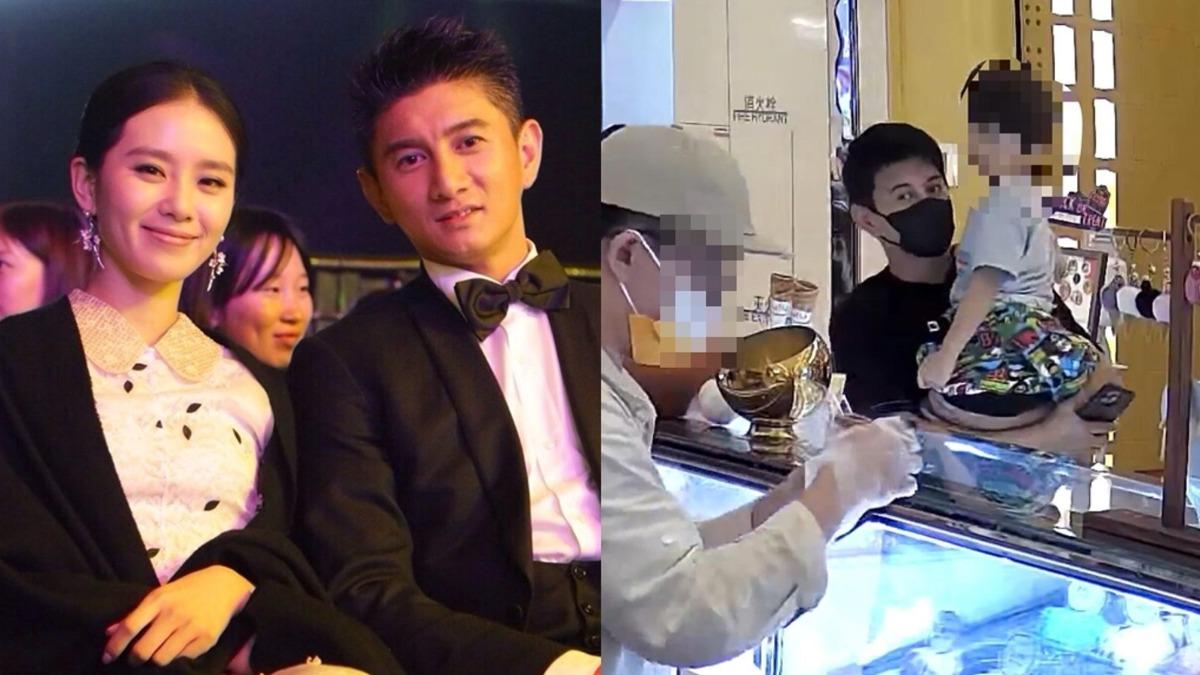 吳奇隆攜子外出低調又周到 上海冰淇淋店員被暖到