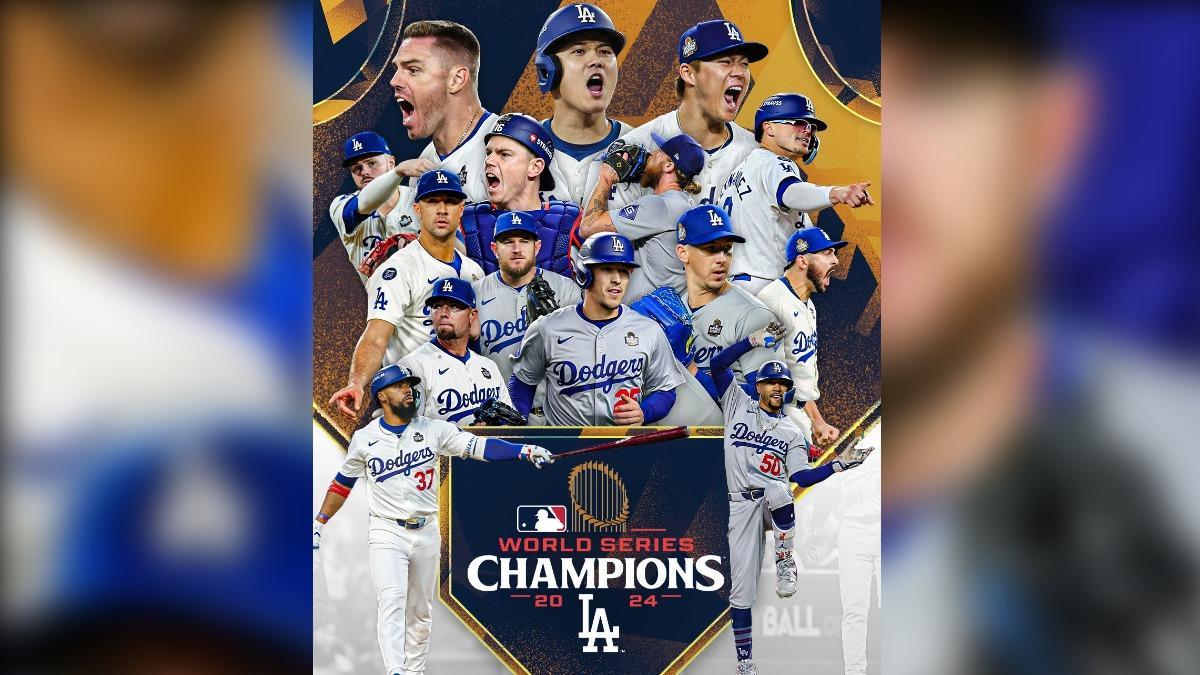 道奇客場封王。(圖/翻攝自 X@MLBNetwork)