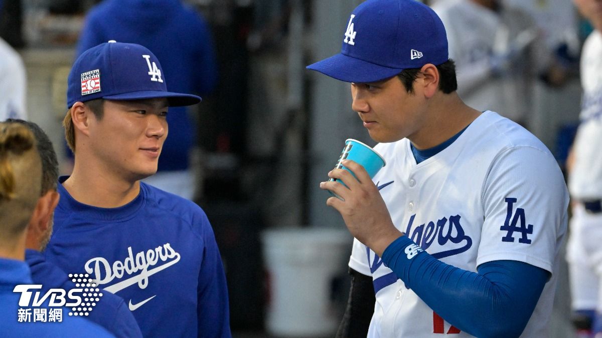 大谷翔平和山本由伸是國家聯盟史上首對奪下世界大賽冠軍的日籍組合。(圖/達志影像路透社)