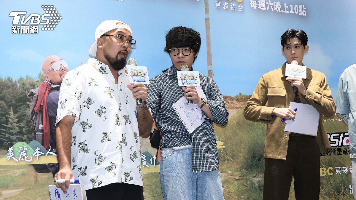 李玉璽（右）表示對盧廣仲（中）熱愛分享的性格感到驚訝。（圖／張哲鳴攝）