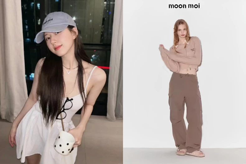 大陸代貨女王趙露思的愛店moonmoi。(圖/翻攝自趙露思小紅書、淘寶)