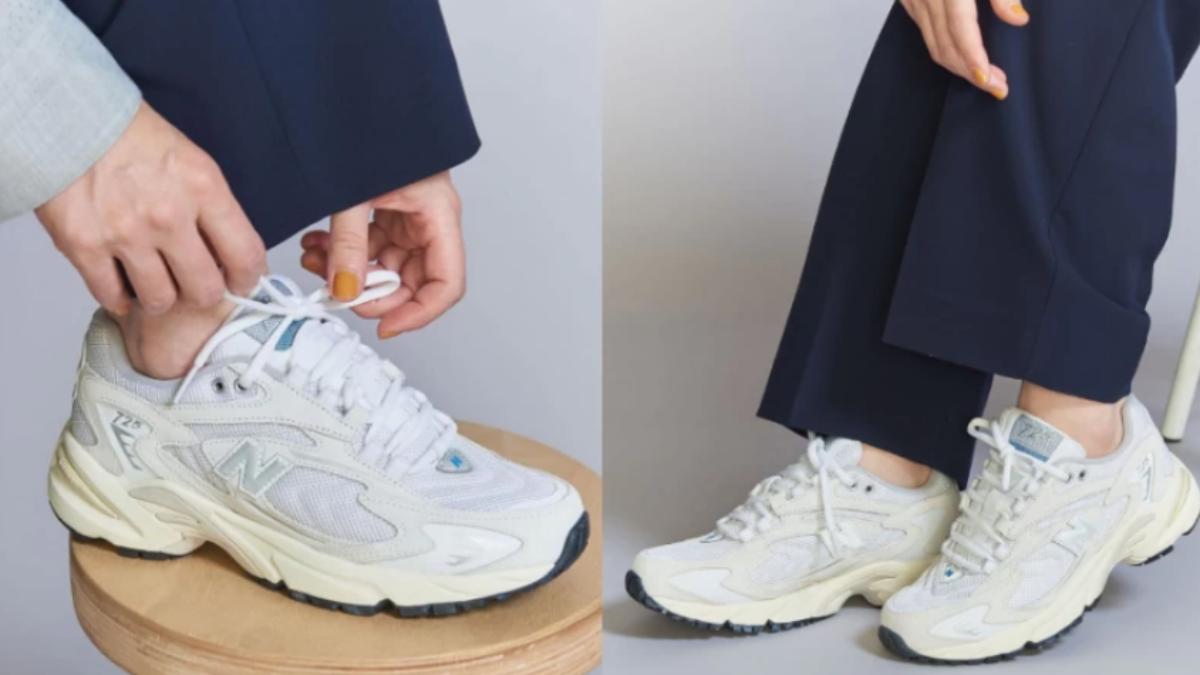 New Balance ML725 運動鞋。(圖/翻攝自IG@zozotown、zozotown官網)