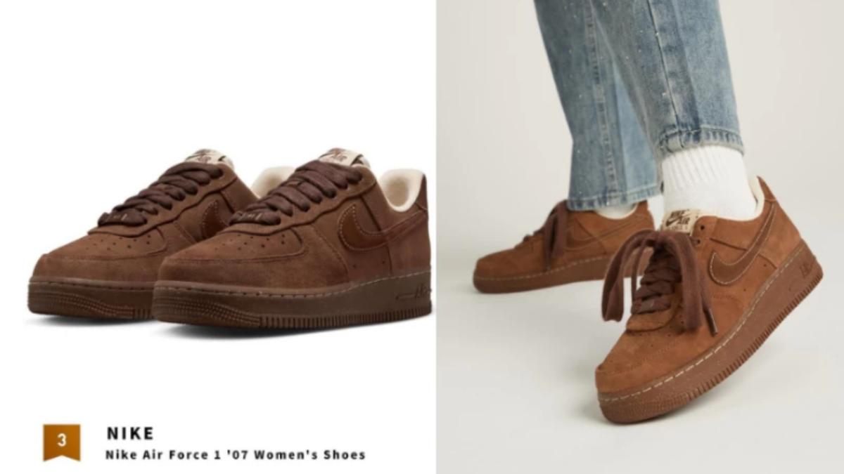 NIKE Air Force 1 '07 女鞋。(圖/翻攝自IG@zozotown、zozotown官網)