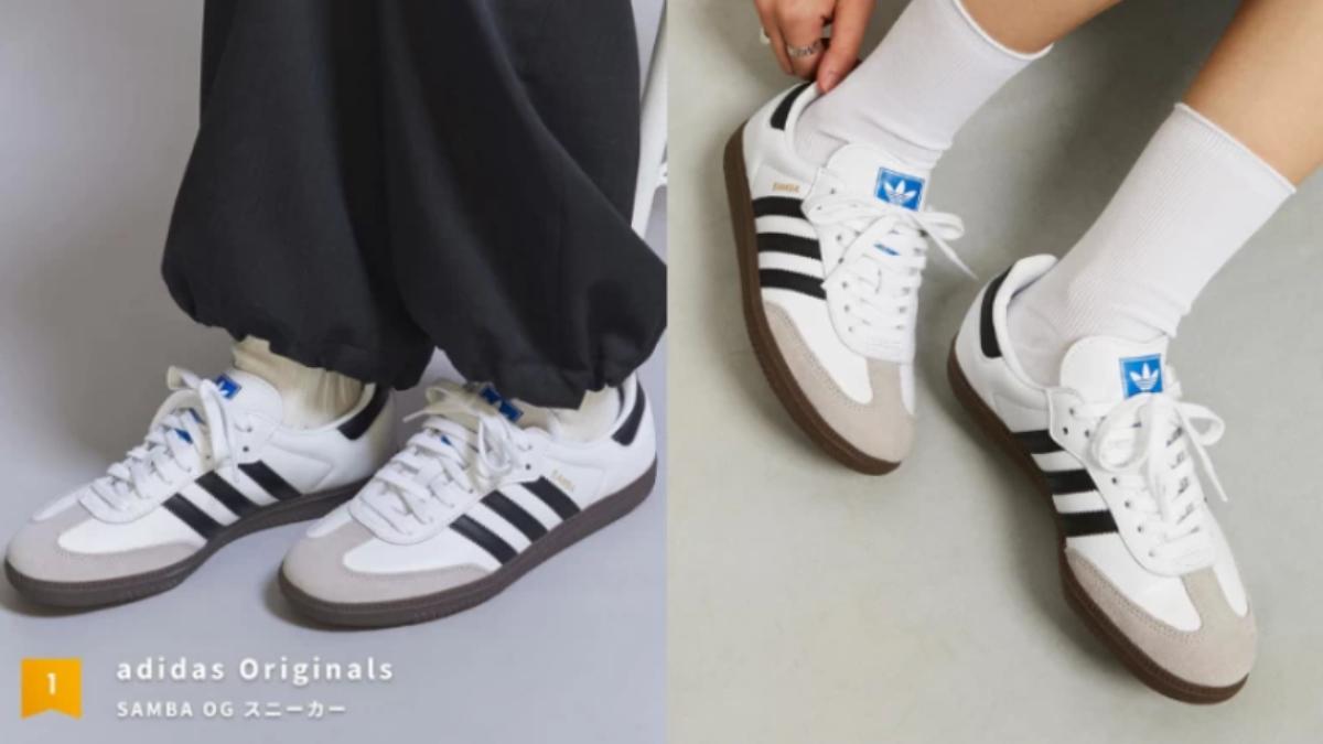 adidas Originals SAMBA。(圖/翻攝自IG@zozotown、zozotown官網)