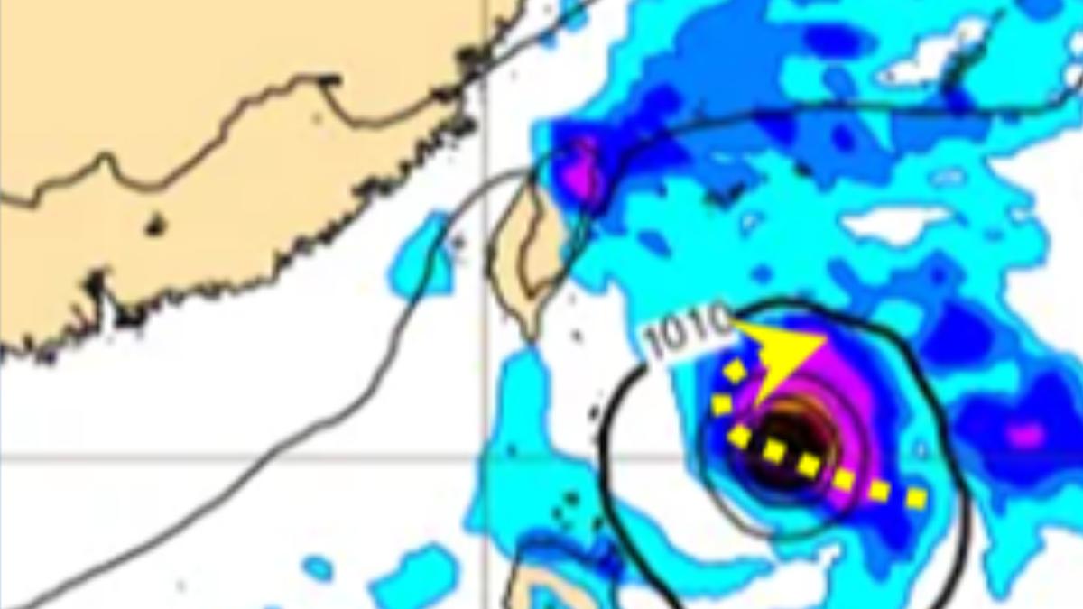 天氣／颱風銀杏將生成！在「台灣附近」　大迴轉北上