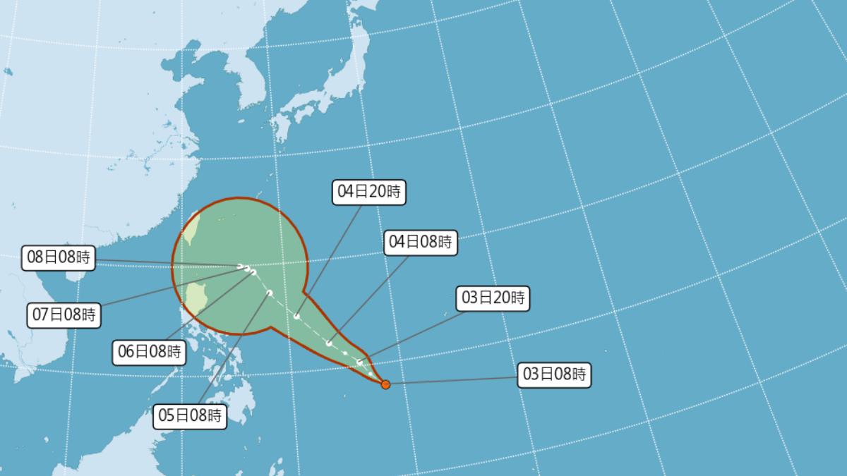 天氣/準銀杏颱風2種可能影響曝 這路徑北東要留意「異常降雨」