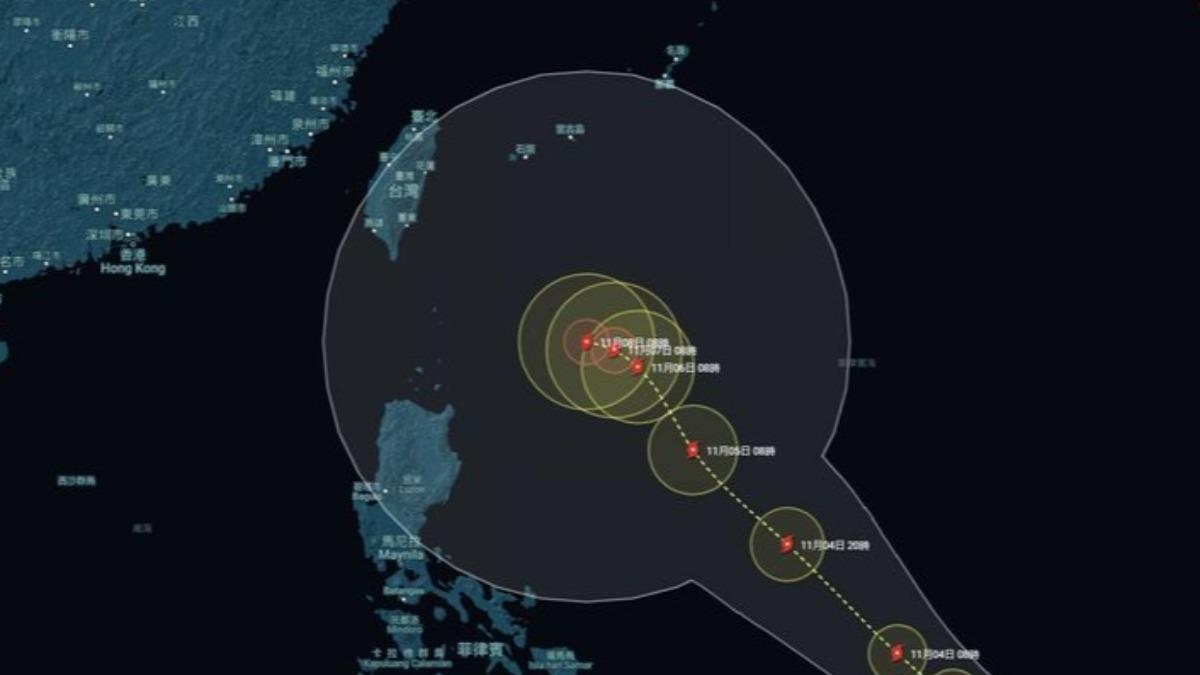 天氣/準颱風銀杏「接近台灣」!這2天雨最大 專家:恐滯留打轉