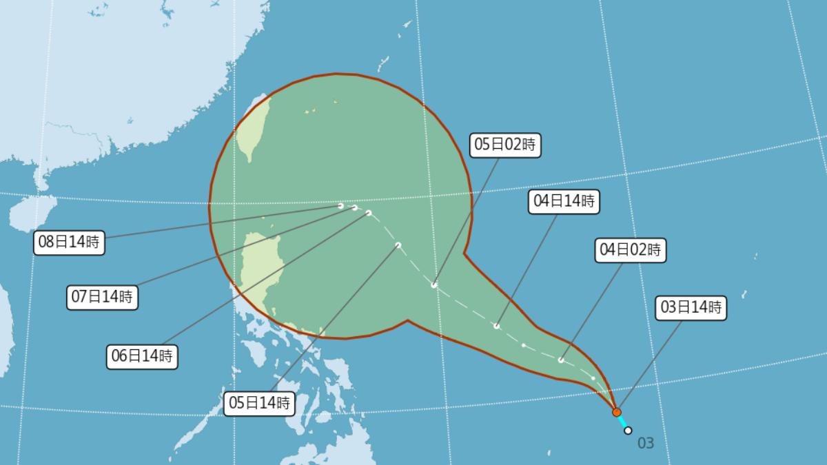 天氣／準颱風銀杏快生成了！最新路徑「衝向台灣」　週三關鍵變天