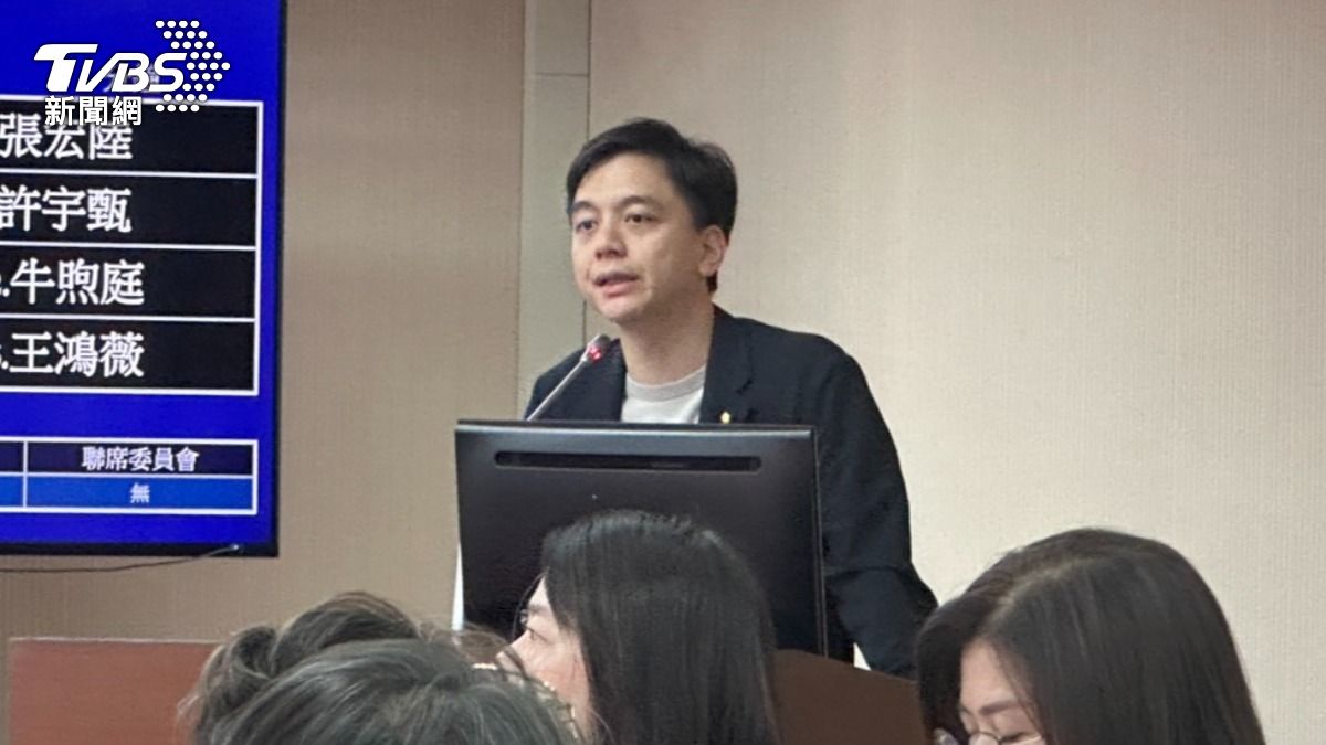 國民黨立委牛煦庭。(圖/林茜妤攝)