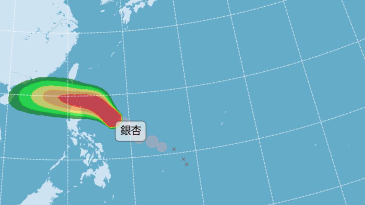 天氣/銀杏颱風假沒了?專家曝機率:要特別注意共伴效應