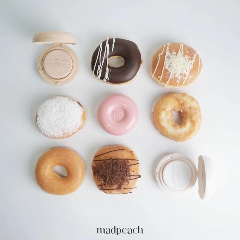 MADPEACH甜甜圈氣墊。(圖/MADPEACH提供)