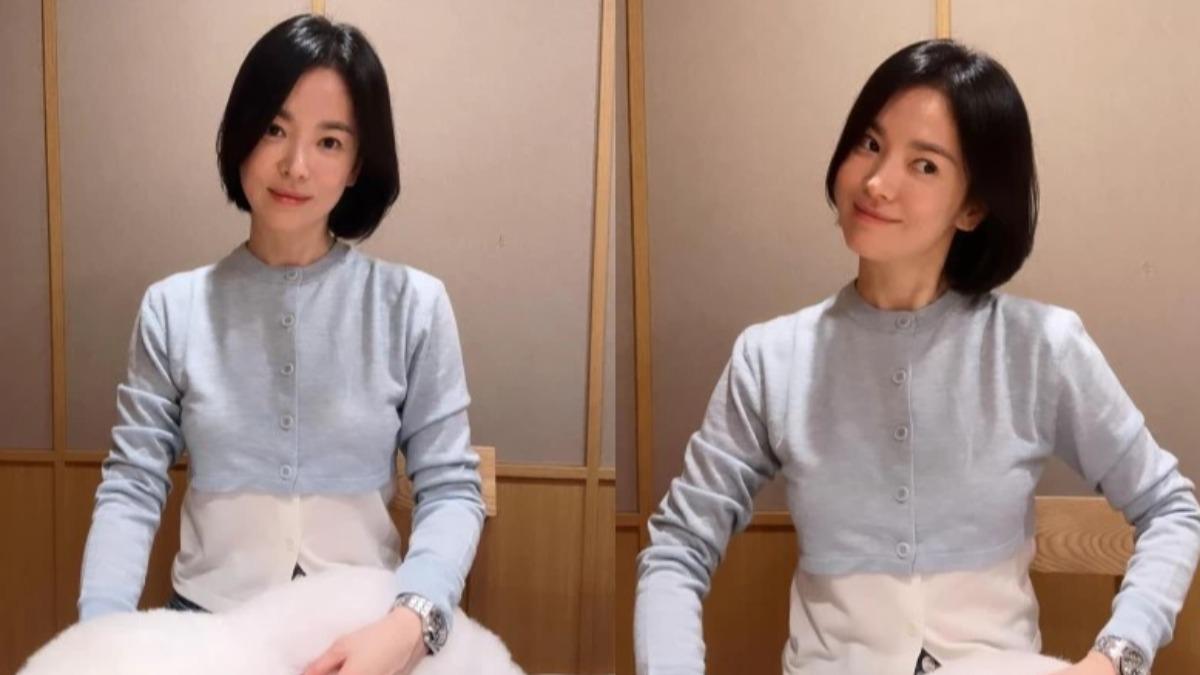 宋慧喬髮型1：最新「圓鮑伯短髮」。（圖／翻攝自IG@kyo1122）