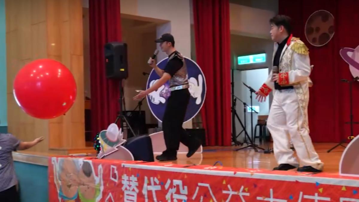 許光漢參加公益表演。(圖/役政署提供)