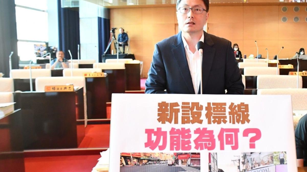 林德宇質詢功能為何。(圖/民進黨市議員林德宇提供)