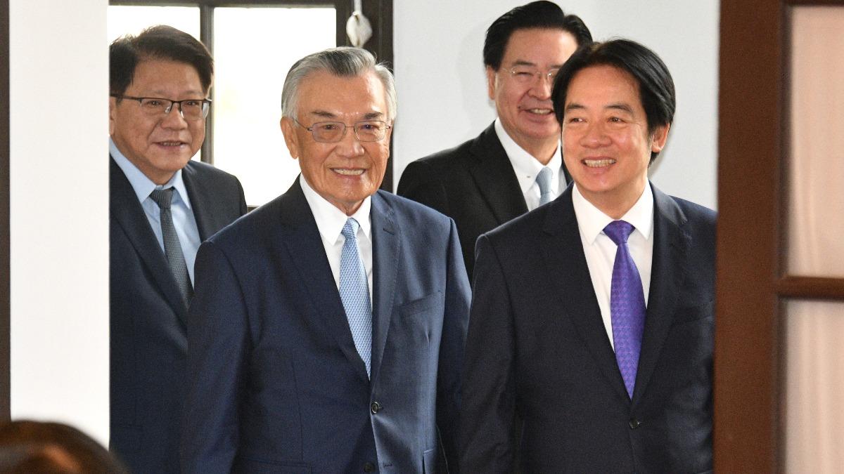 總統賴清德指派林信義代表出席2024年亞太經濟合作經濟領袖會議。(圖/胡瑞麒攝)