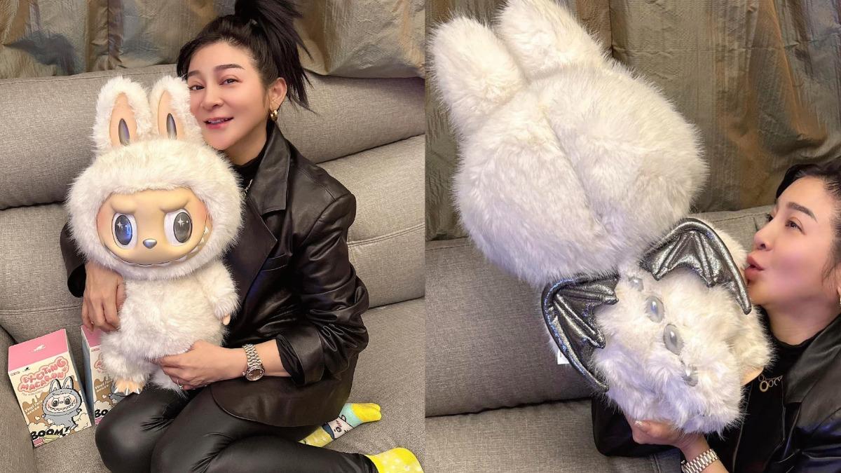 王彩樺和LISA都是LABUBU狂粉！　曬「巨型白天使公仔」驚人價格曝