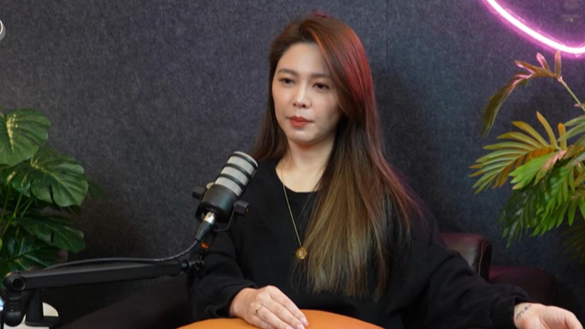 白家綺不捨女兒遭受威脅。(圖/翻攝自YouTube)