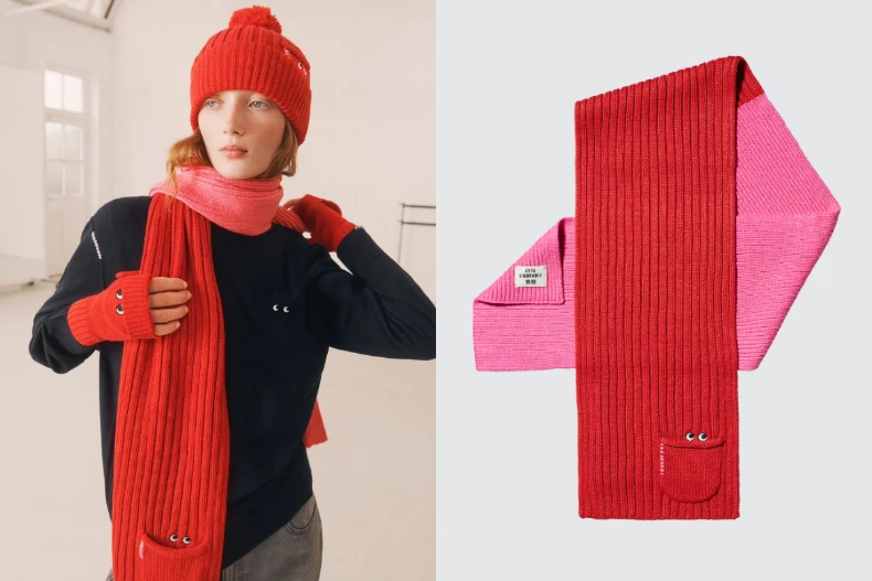 HEATTECH針織披巾。(圖/UNIQLO提供)