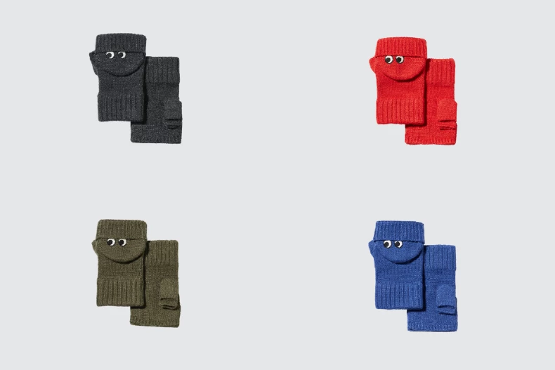 HEATTECH針織手套。(圖/UNIQLO提供)