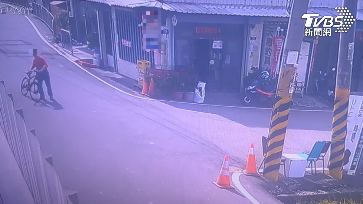 有片/台中翁「頭10cm撕裂傷」墜大排亡 事前詭牽腳踏車畫面曝