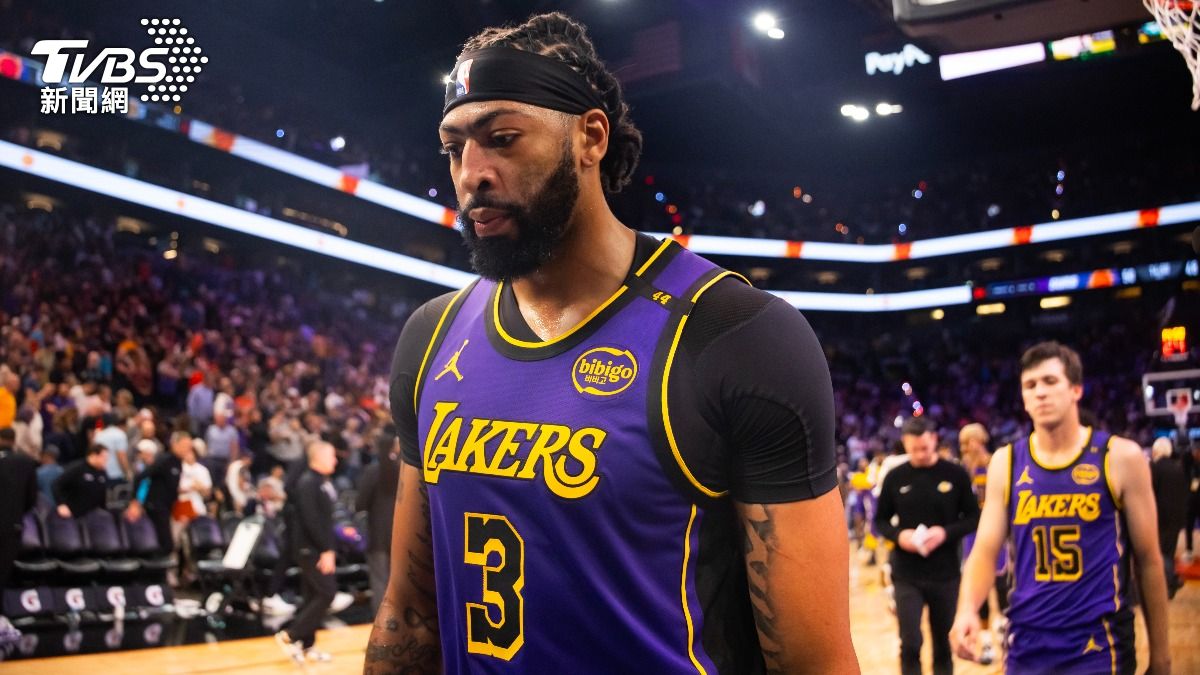 NBA／AD足底筋膜炎！湖人禁區失分倒數第3　護框防守拉警報