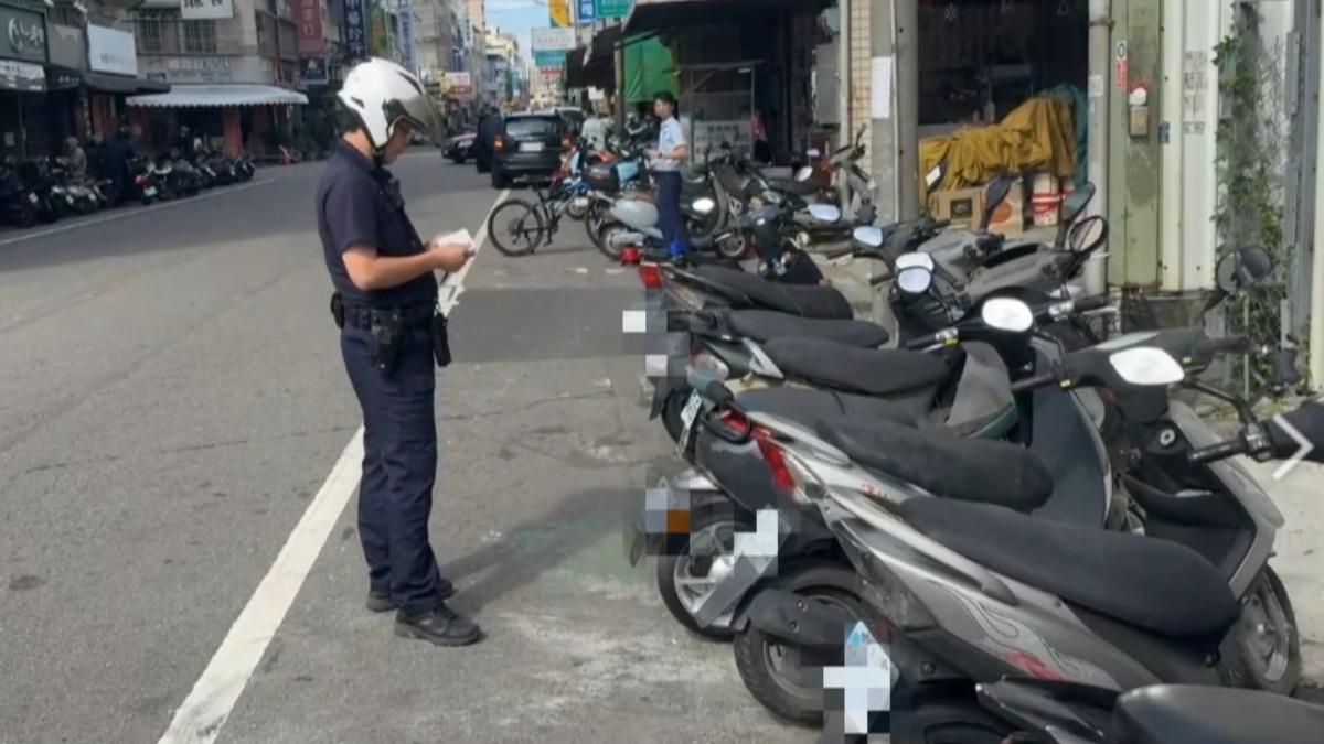 中警開單掀爭議！工地白線內機車「一排全被罰」　理由曝光