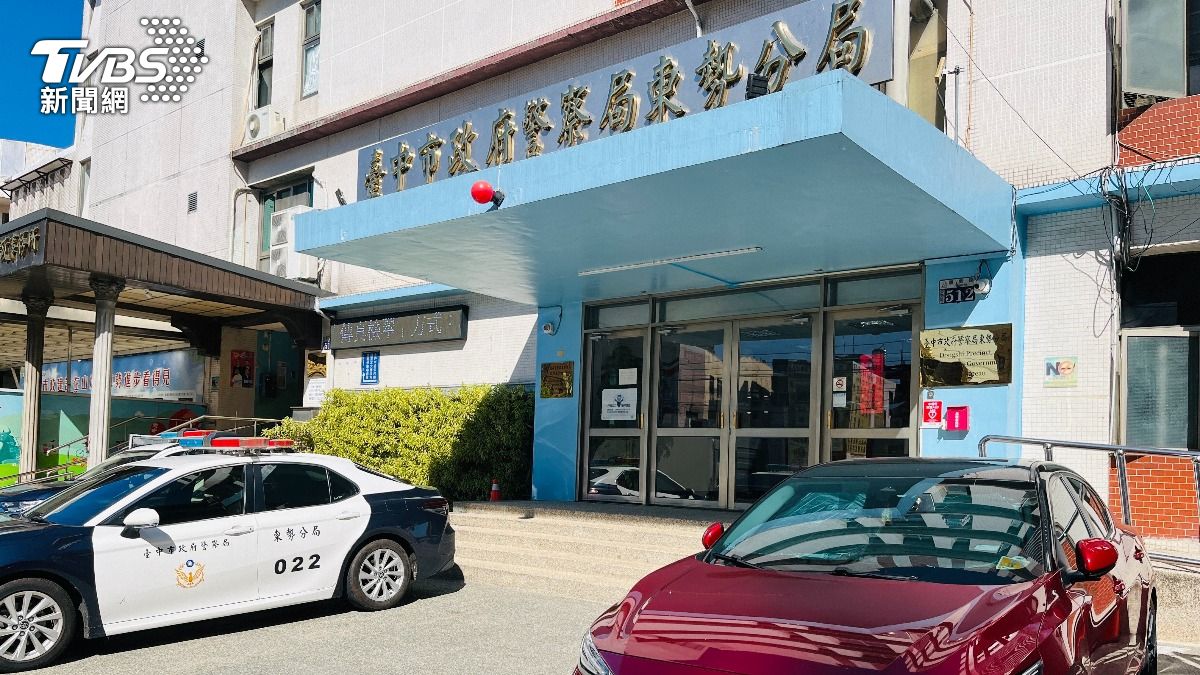 東勢警分局全程交管護秩序。(圖/陳祁攝)