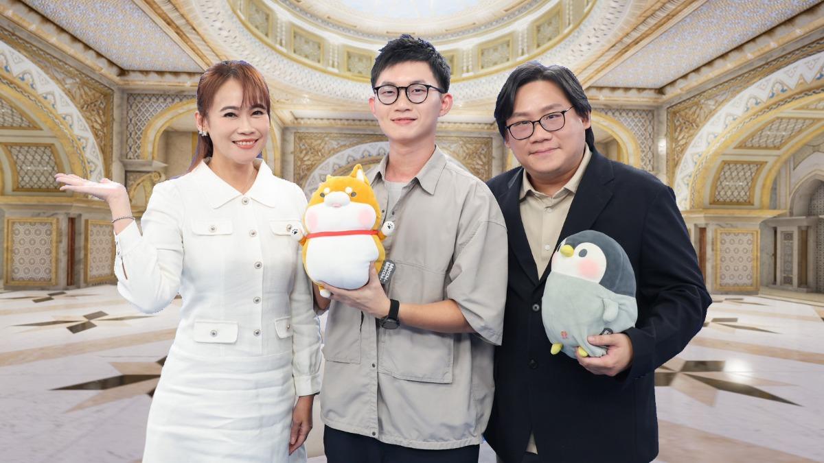 視網膜(中)上好友林氏璧(右)和徐敏華的新節目。(圖/《NOWnews今日新聞》提供)