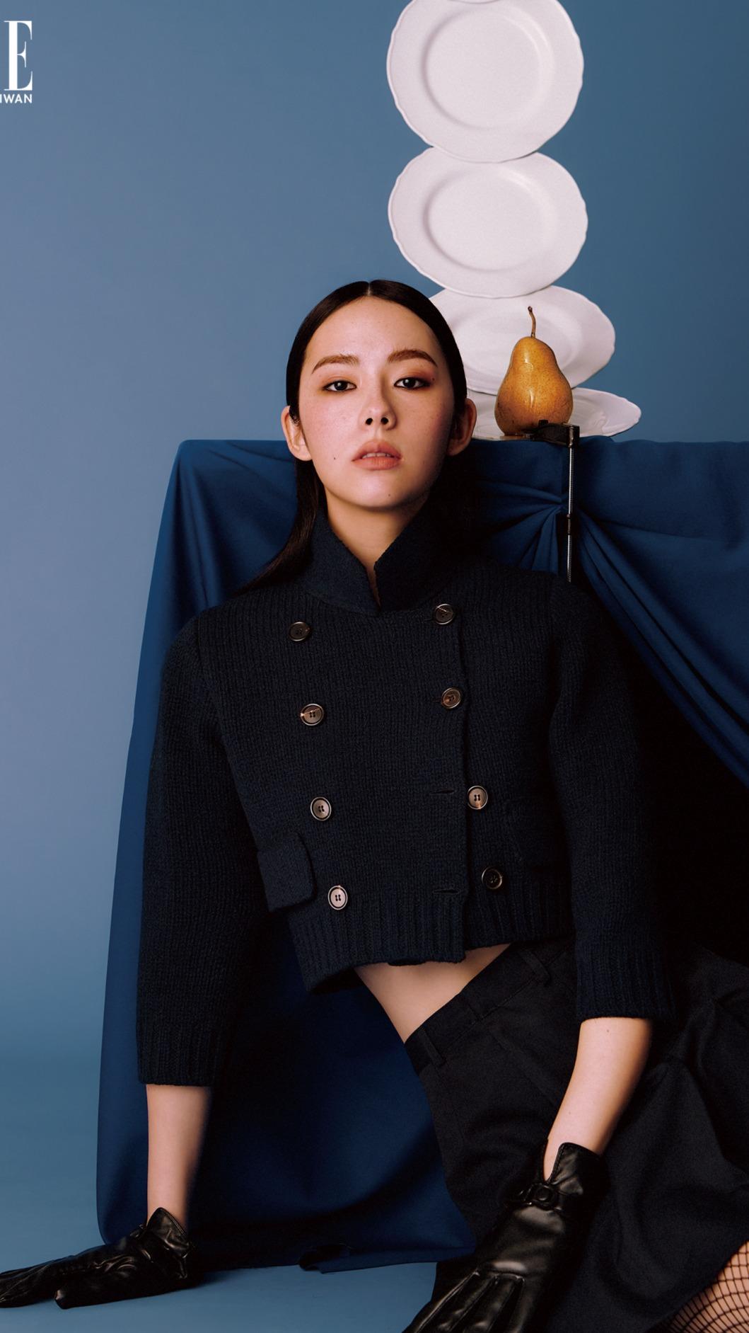 林奕嵐表示現在的自己正處於這幾年來最好的狀態。(圖/ELLE TAIWAN提供)