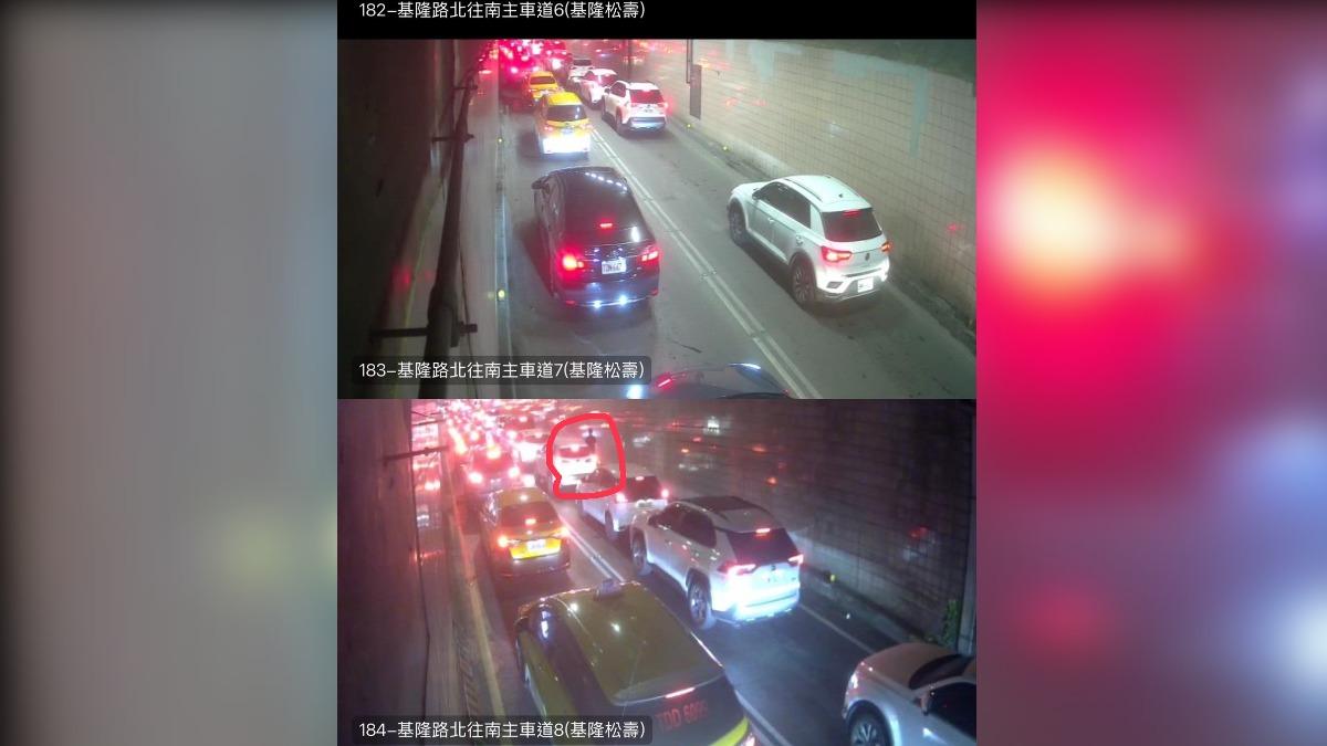 「基隆路地下道3分鐘塞1小時」民眾爆氣、拍打車輛 北市府道歉了