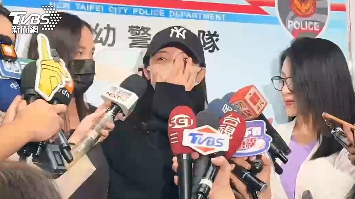 李多慧落淚。(圖/張貴翔攝)