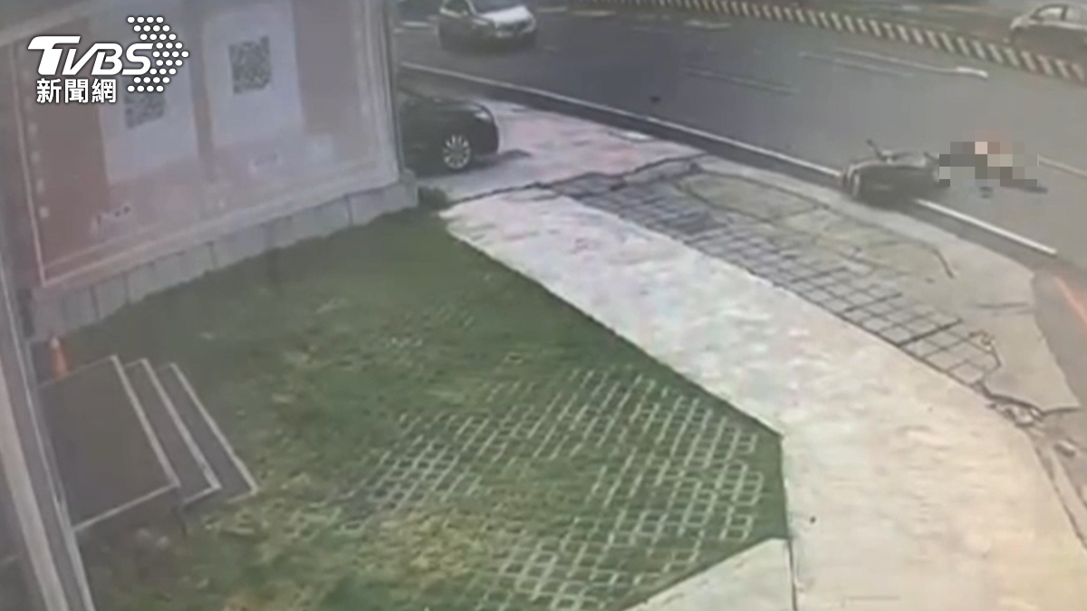 彰化婦遭輾腦漿外溢身亡。(圖/TVBS)