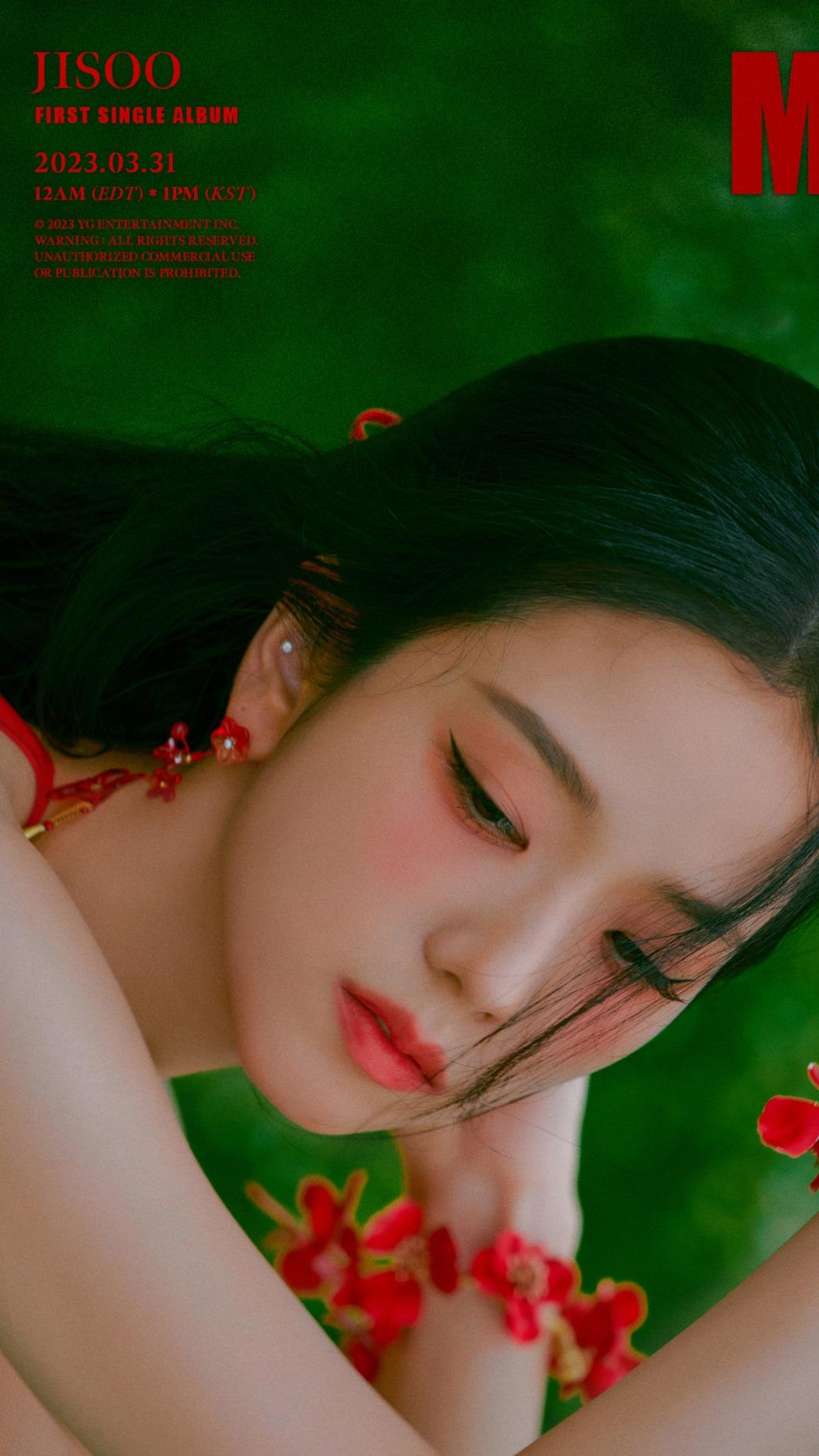 Jisoo首支solo單曲就獲得巨大迴響。(圖/翻攝自BLACKPINK臉書粉專)