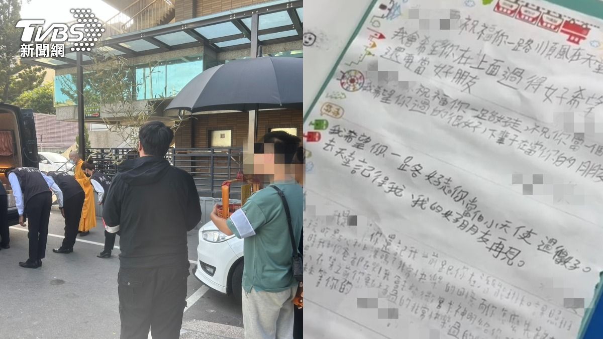 「我們會在未來等你」台中童遭輾走最後一程 師生催淚手寫信曝