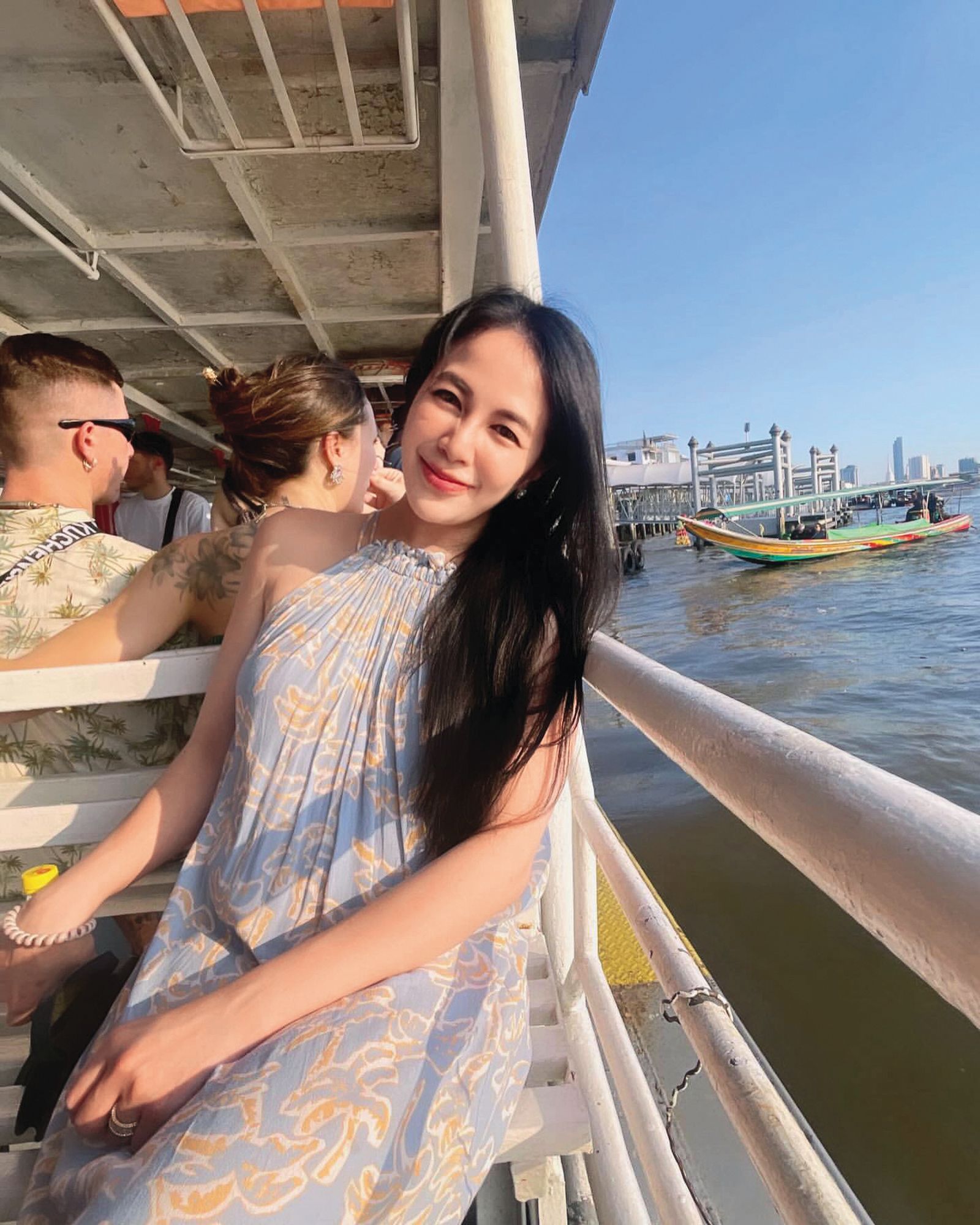 藍鈞天的妻子陳羽柔氣質高雅，同時有著企業家的身分。（圖／翻攝自陳羽柔IG）