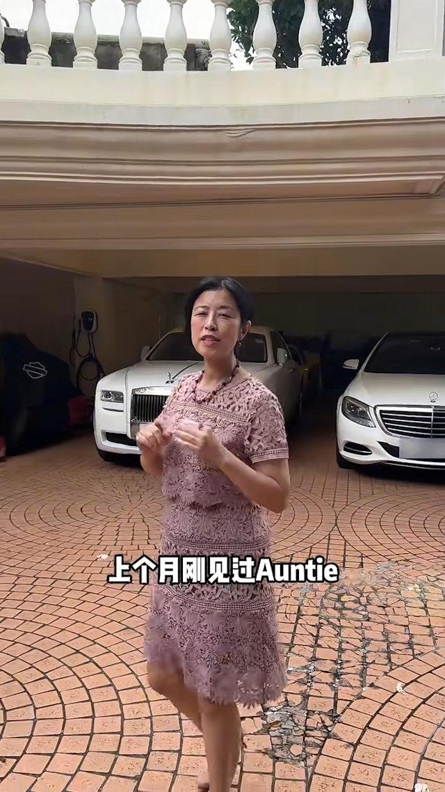 車庫有多部名貴房車。（圖／翻攝自小紅書@吕校長很忙）