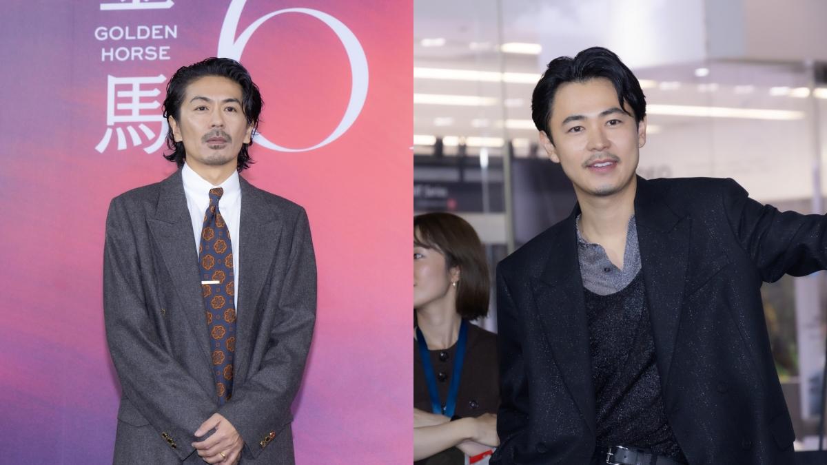 森田剛(左)久違在台公開亮相,成田凌則是首度來台宣傳。(圖/讀者提供)