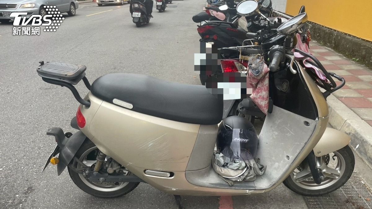 肇事機車。(圖/TVBS)