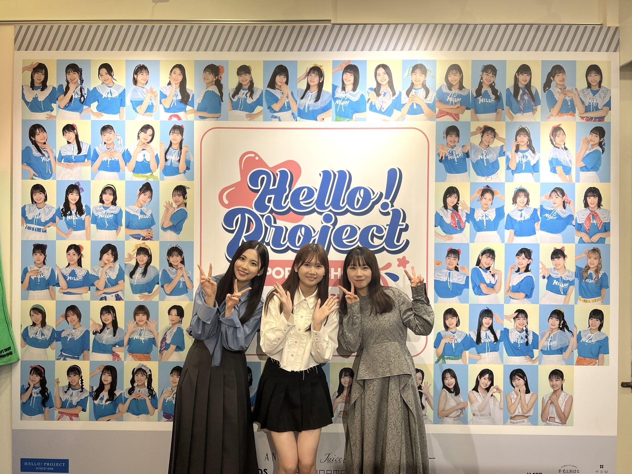 這次來台也參加早安少女組的快閃店活動。（圖／翻攝自MorningMusumeMg推特）