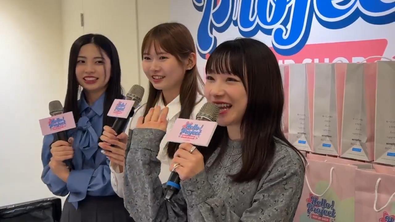 石田亞佑美（右一）說台灣粉絲努力用日文傳達心意，讓她很感動。（圖／翻攝自MorningMusumeMg推特）