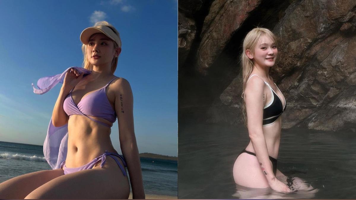 洗菜熱愛各種水上活動,並經常曬出美照大展好身材。(圖/翻攝自洗菜IG)