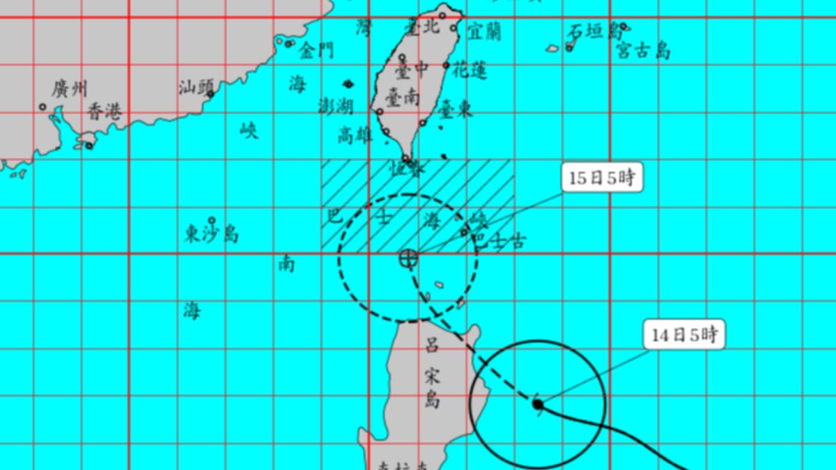 天氣/天兔北轉有變數!2地今晚防豪雨 專家曝「恐貫穿本島」