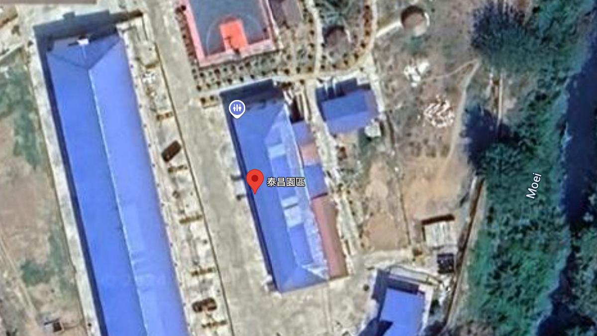 王女疑似在號稱緬甸東部最恐怖的泰昌園區。(圖/翻攝自google街景畫面)