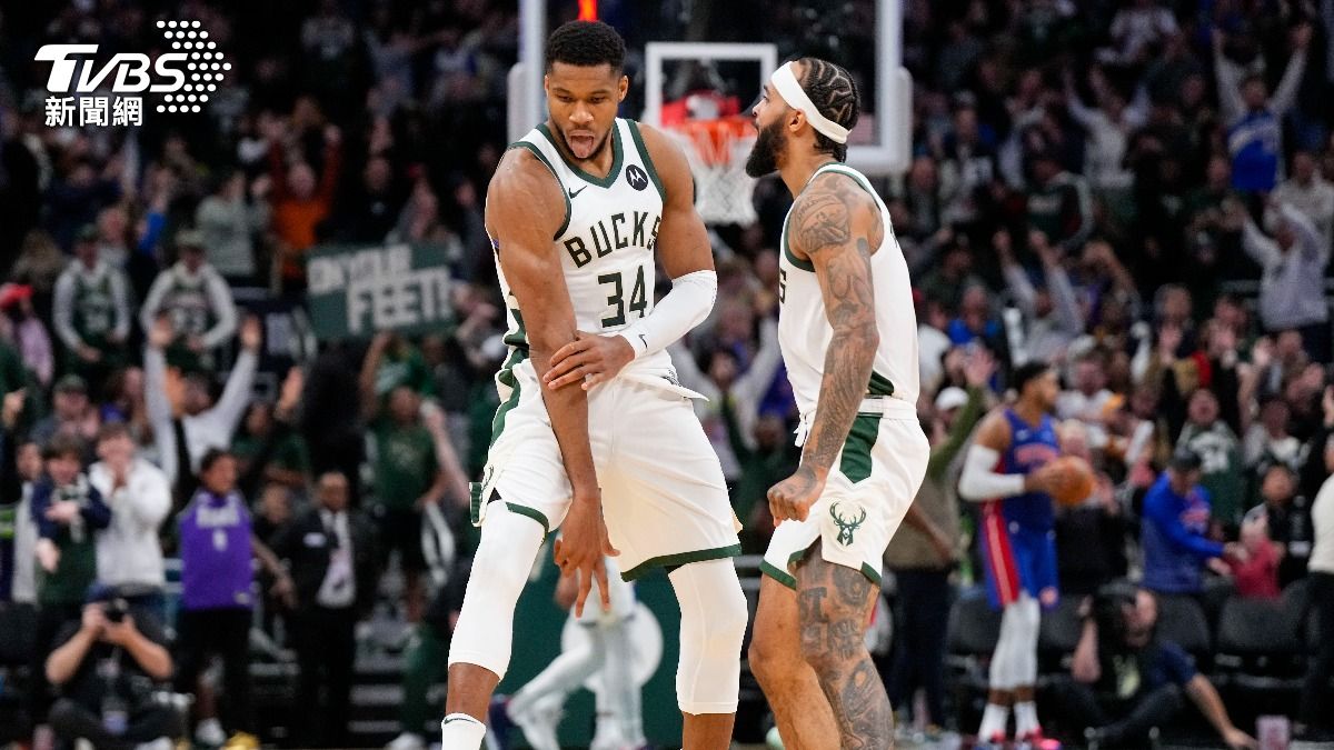 字母哥本季暫時是以場均33.3分領先全NBA。(圖/達志影像路透社)