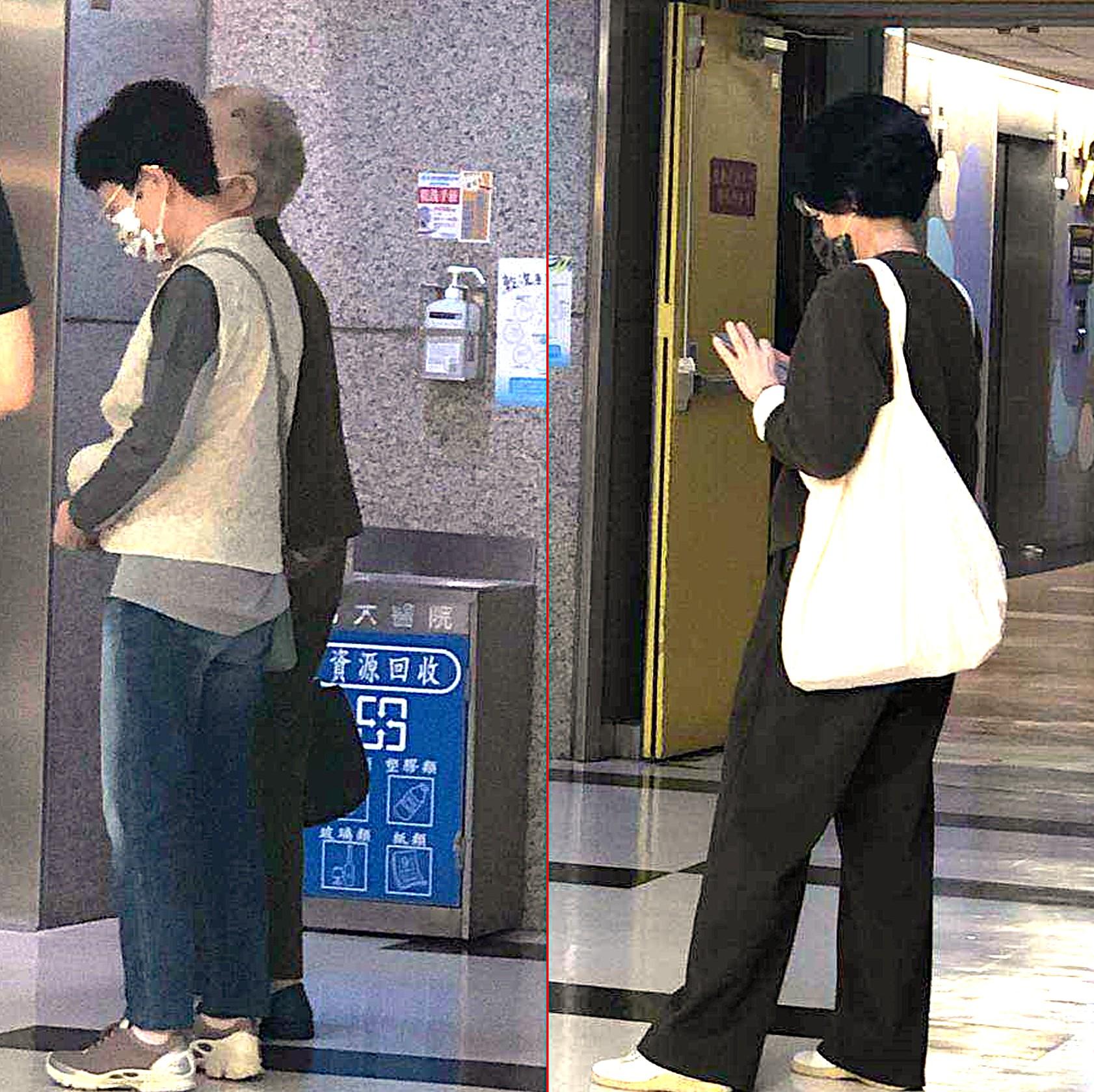 黃揚明表示短髮女性並不是陳佩琪本人。(圖/翻攝自四叉貓臉書)