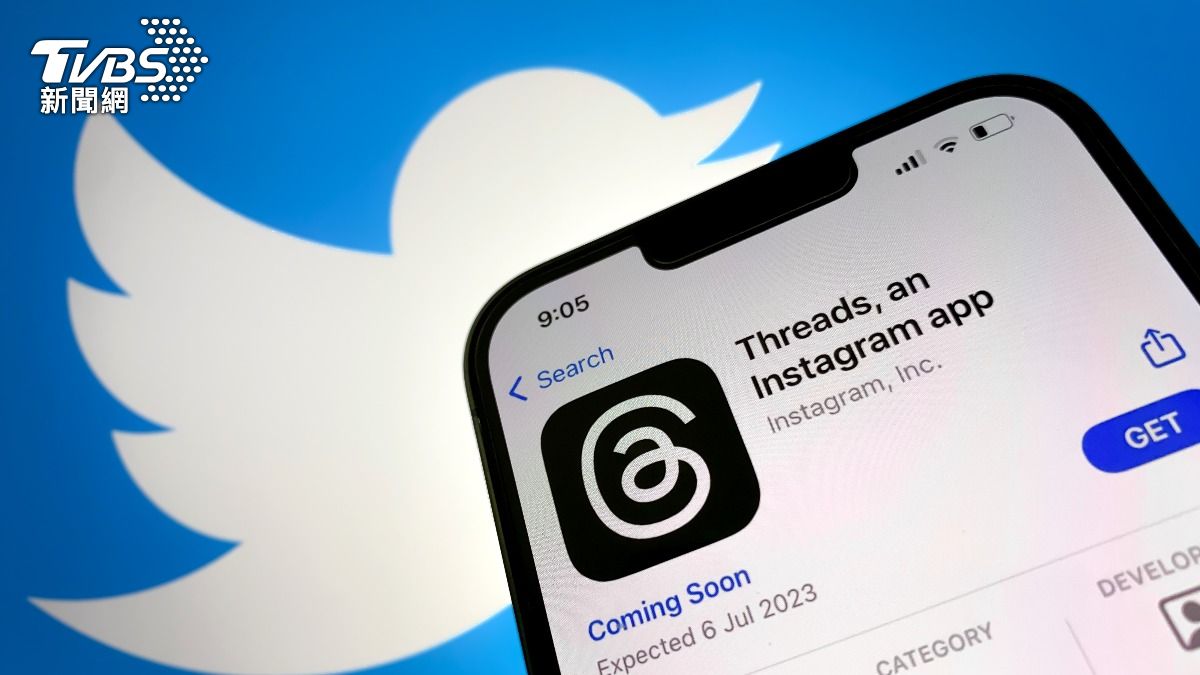 Threads在去年7月推出後被視為X（原推特）的挑戰者。（示意圖／達志影像shutterstock）