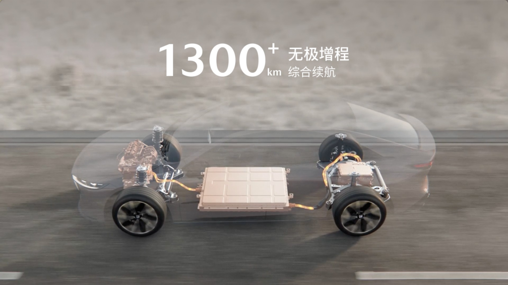 Mazda EZ-6 PHEV磷酸鋰鐵電池容量有18.9kWh或28.4kWh,WLTC測試純電續航里程為105公理與160公里。(圖/長安馬自達提供)