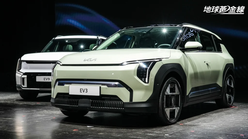 EV3定位為中小型純電跨界休旅。(圖/陳奕宏攝)