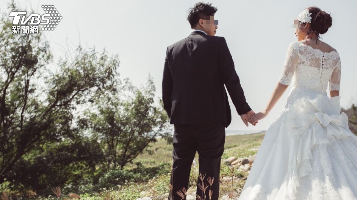 蔡宜璇和前夫林晉宇一見鍾情結婚。(圖/TVBS)
